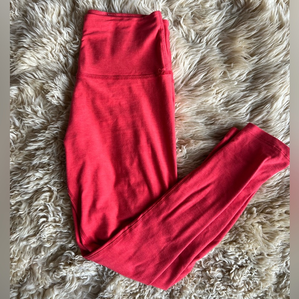 Beyond Yoga Spacedye High-waisted Leggings, Medium, Red-Pink